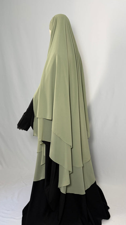 MAXI Khimar MOUSSELINE fentes - IMAYZA