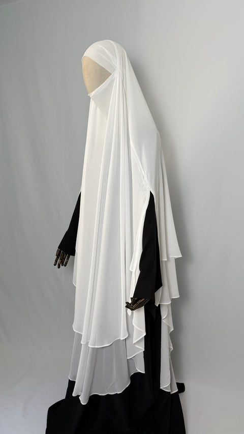 MAXI Khimar MOUSSELINE fentes - IMAYZA