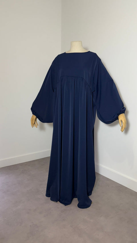 ABAYA Manches Ballon SOIE DE MEDINE - Assya - IMAYZA