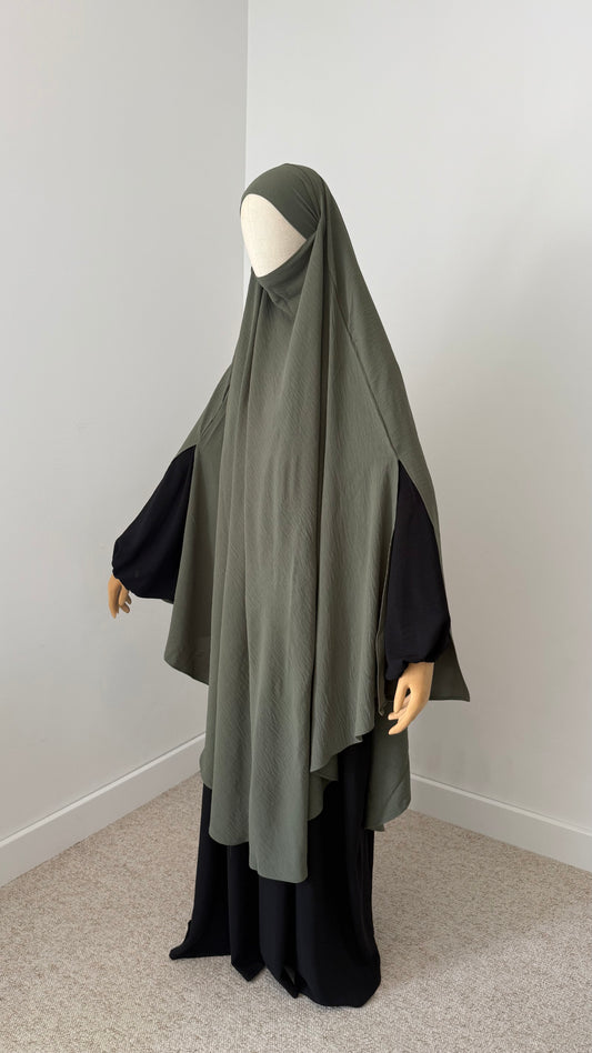 Maxi Khimar à fentes en Jazz