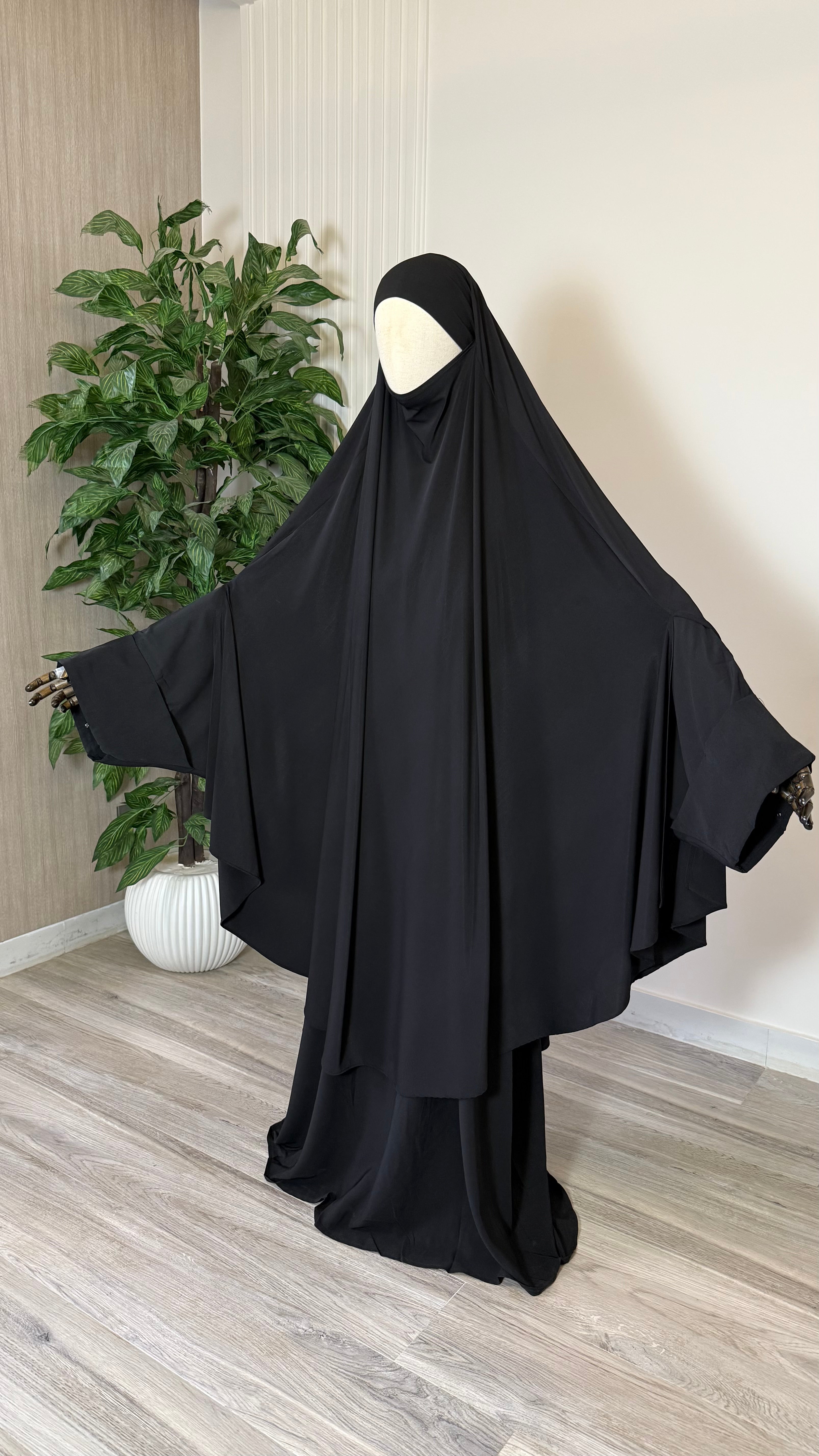 MAXI Khimar Fentes Jersey Premium