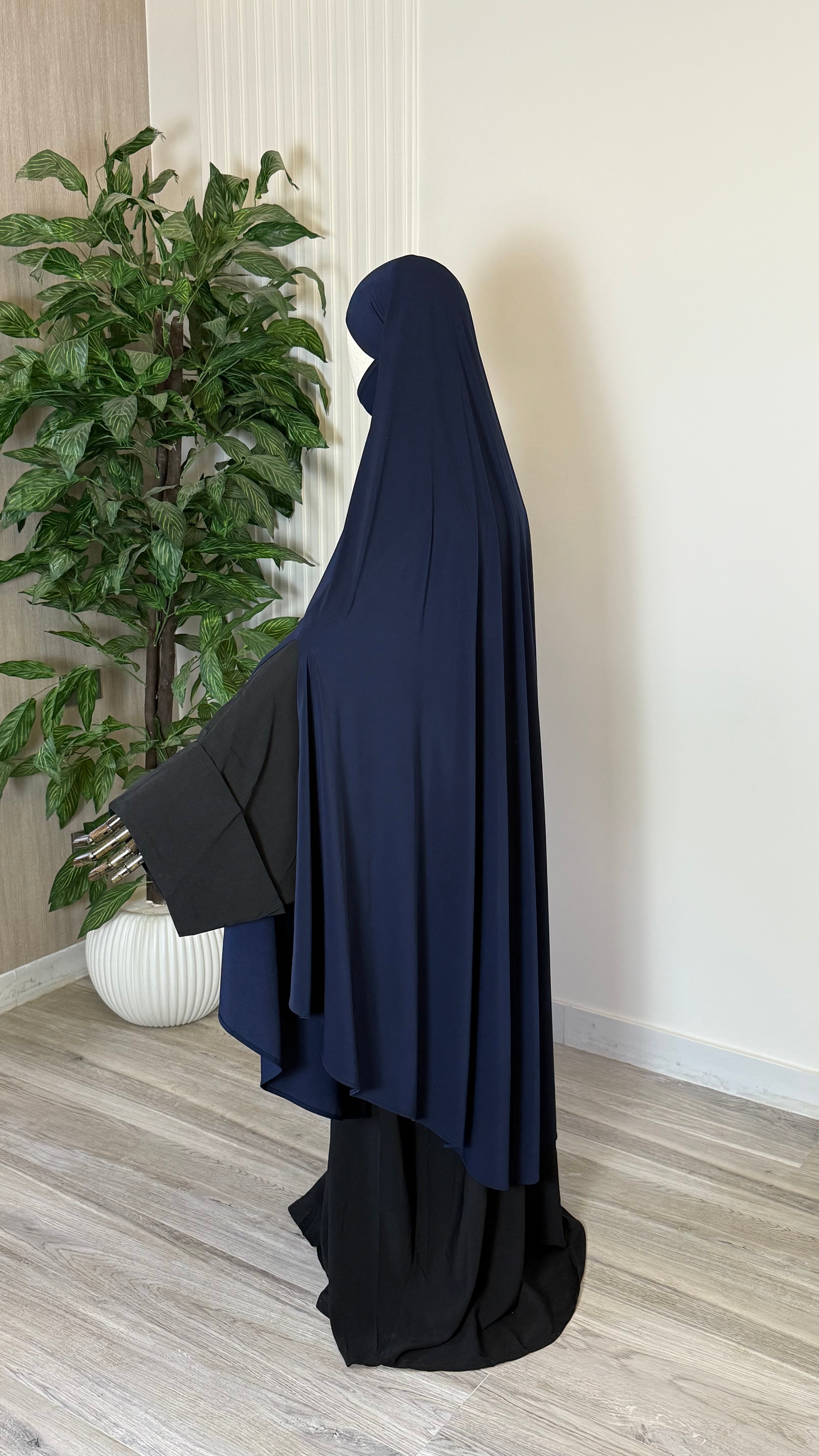 MAXI Khimar Fentes Jersey Premium