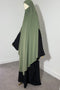 MAXI khimar à FENTES en SOIE DE MEDINE - IMAYZA
