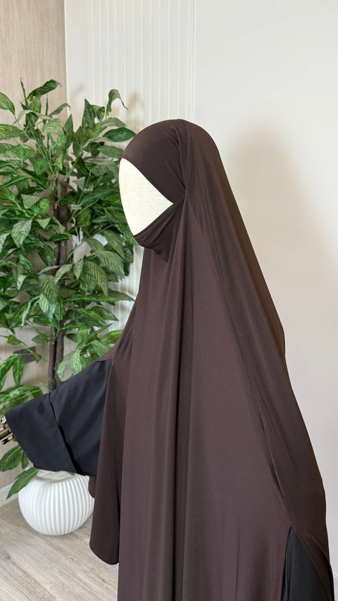 MAXI Khimar Fentes Jersey Premium - IMAYZA