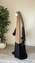 Khimar à FENTES JERSEY