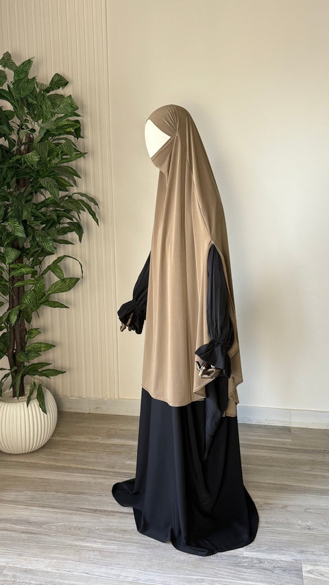 Khimar à FENTES JERSEY - IMAYZA