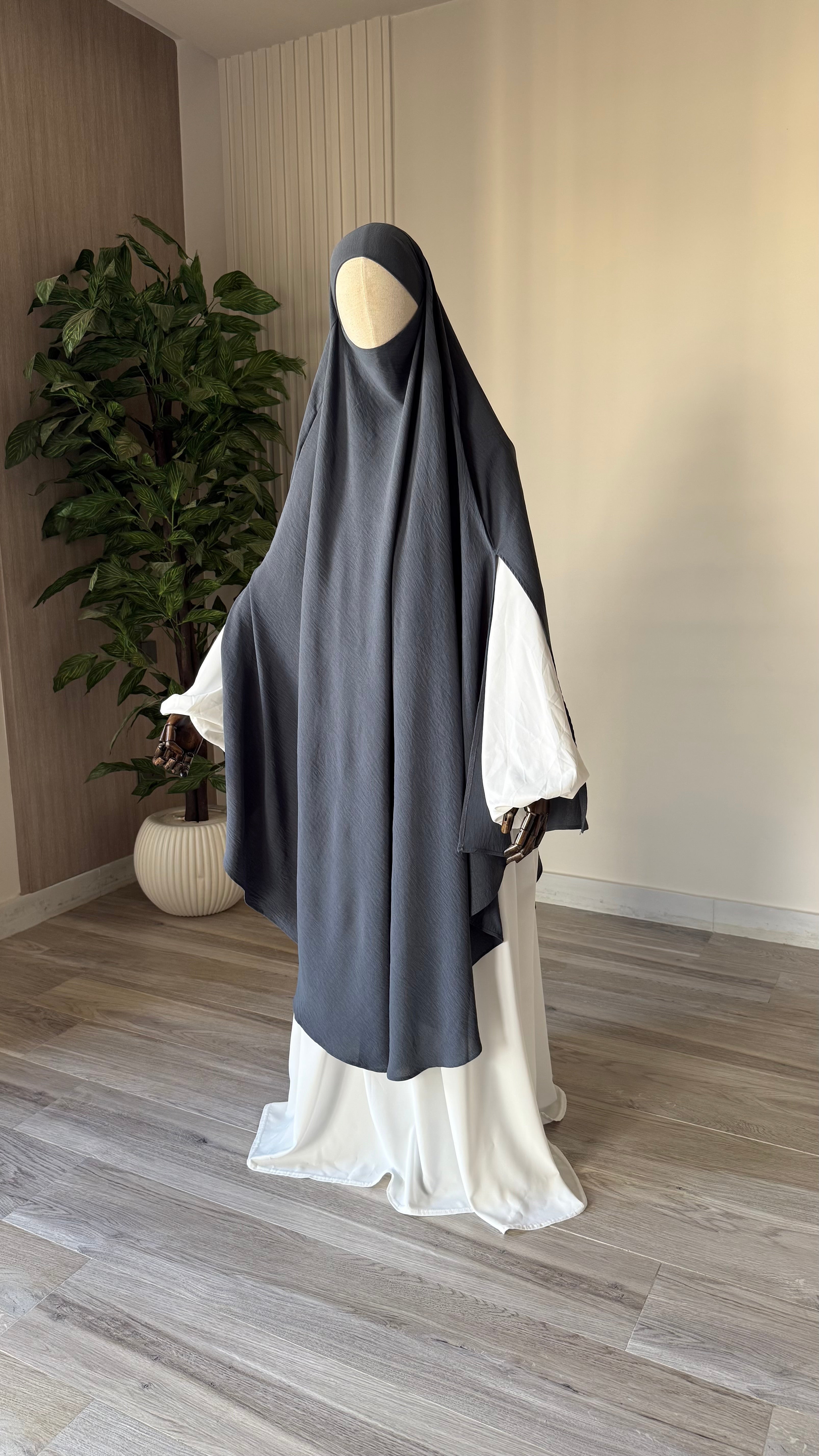 Maxi Khimar à fentes en Jazz premium
