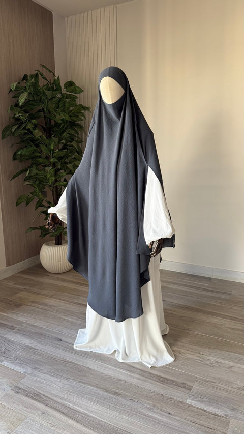 MAXI Khimar à FENTES en JAZZ premium - IMAYZA