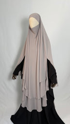 Maxi Khimar Mousseline Fentes