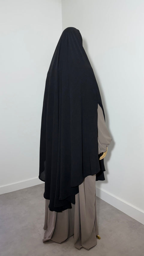 MAXI Khimar à FENTES en JAZZ premium - IMAYZA