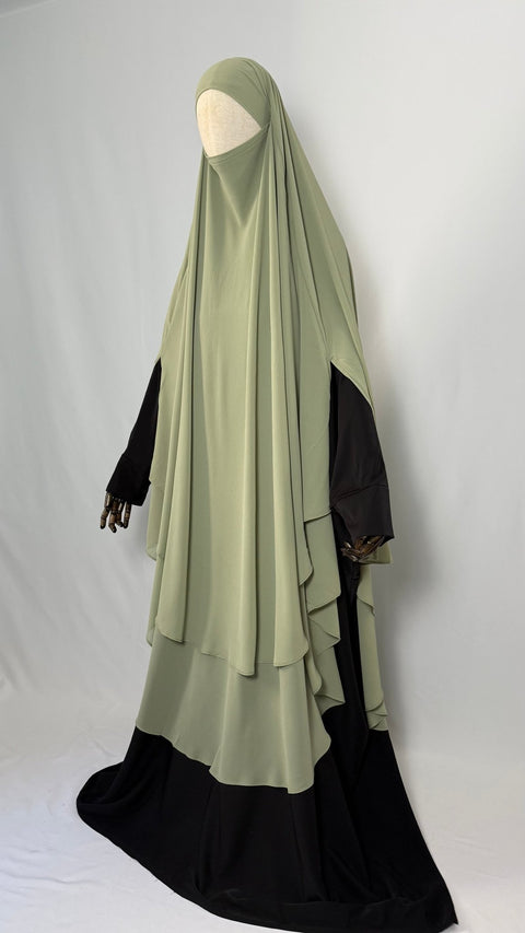 MAXI Khimar MOUSSELINE fentes - IMAYZA