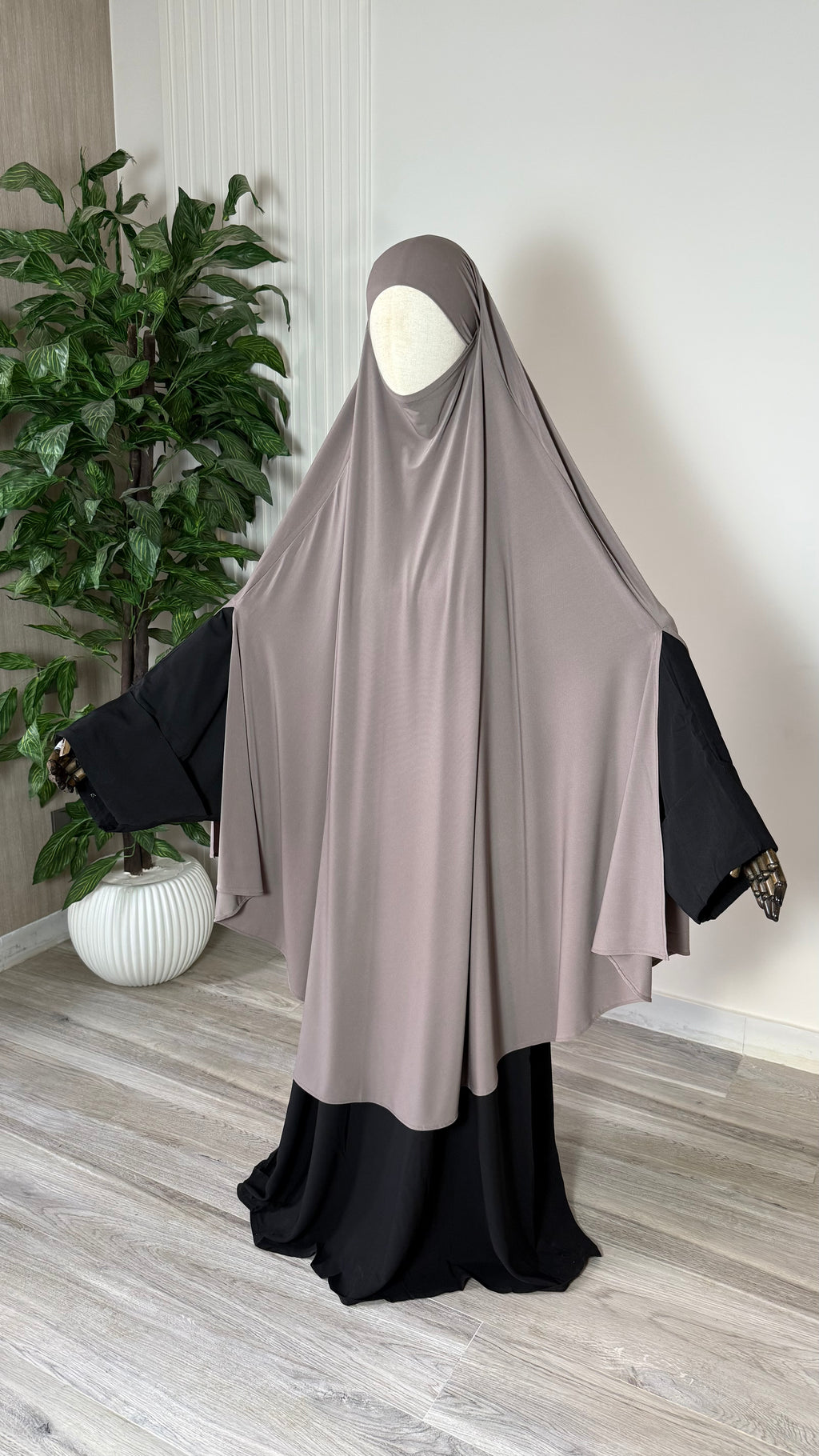 MAXI Khimar Fentes Jersey Premium