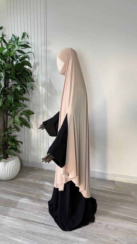 MAXI Khimar Fentes Jersey Premium - IMAYZA