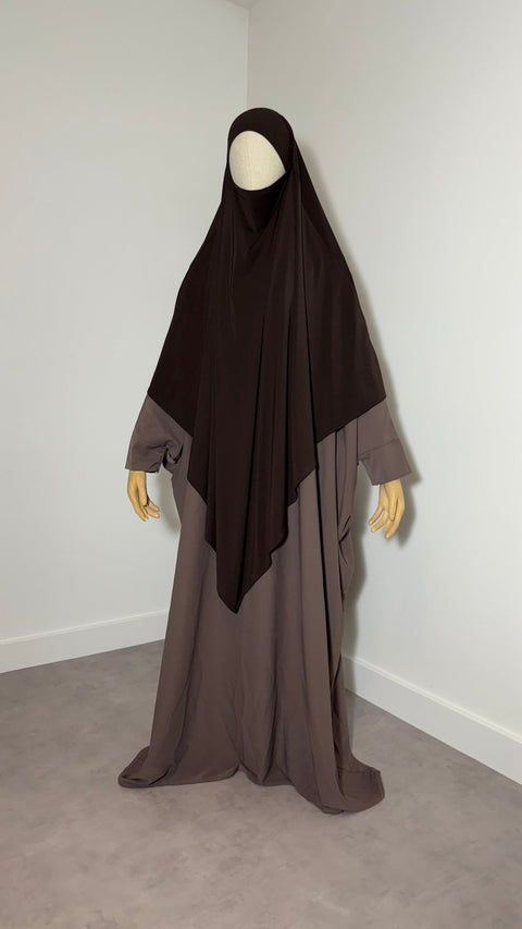 Khimar JERSEY MI - LONG PREMIUM pointu - IMAYZA