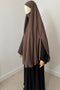 Khimar à FENTES en SOIE DE MEDINE Mi - Long - IMAYZA