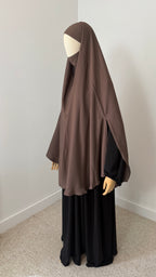Khimar à fentes en soie de Medine