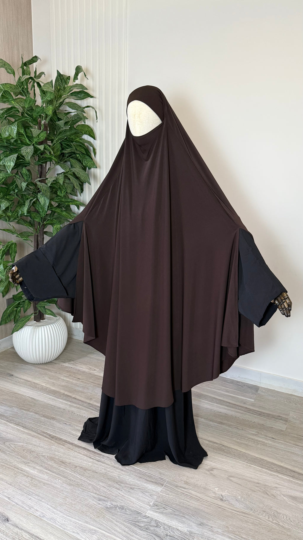 MAXI Khimar Fentes Jersey Premium