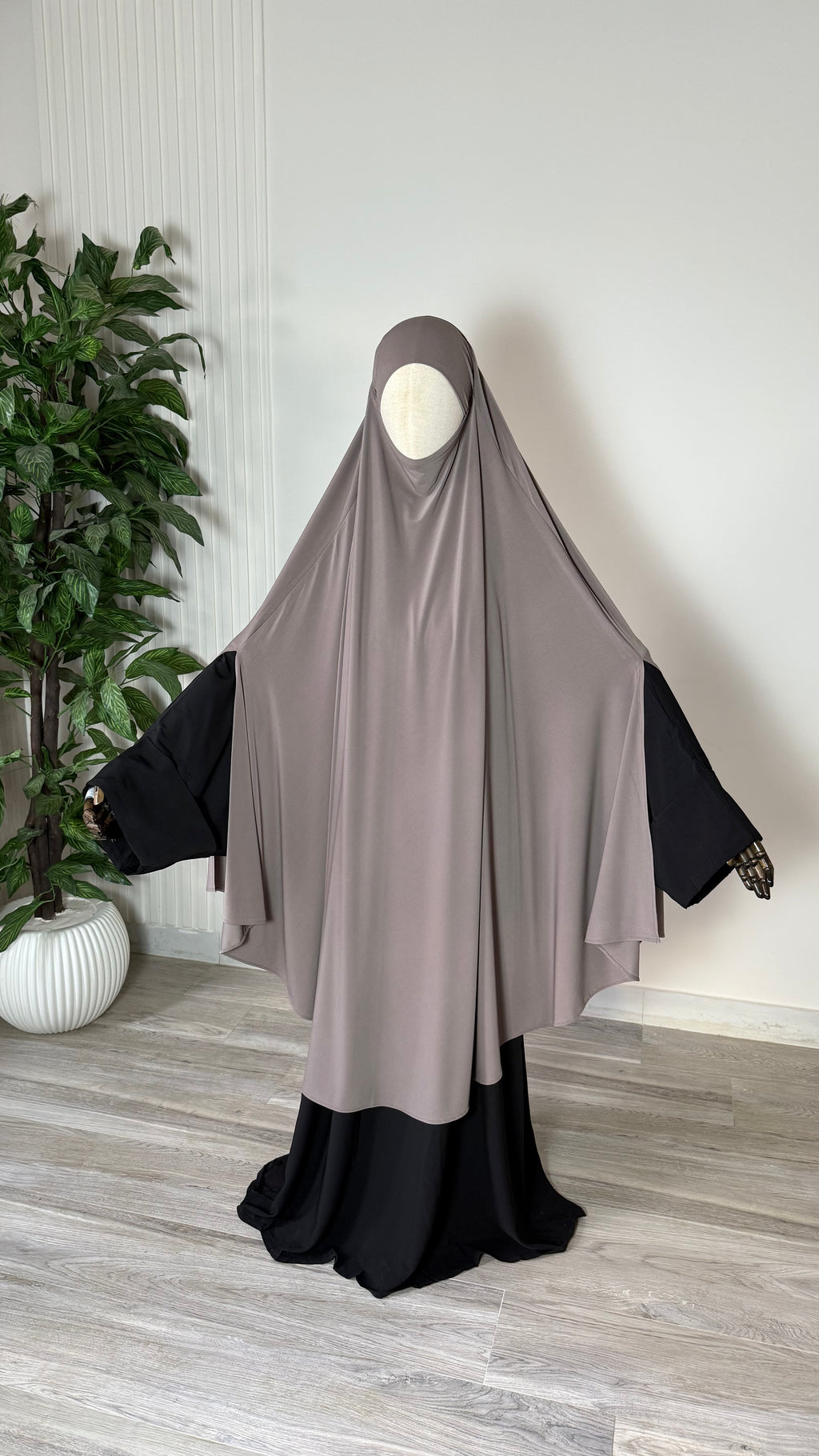 MAXI Khimar Fentes Jersey Premium