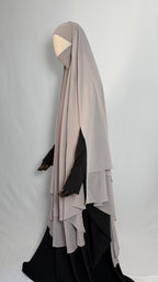Maxi Khimar Mousseline Fentes