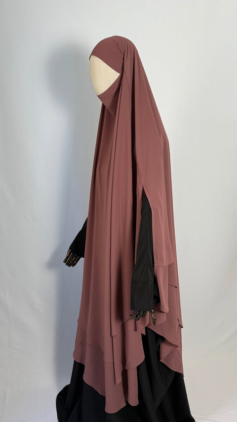 MAXI Khimar MOUSSELINE fentes - IMAYZA