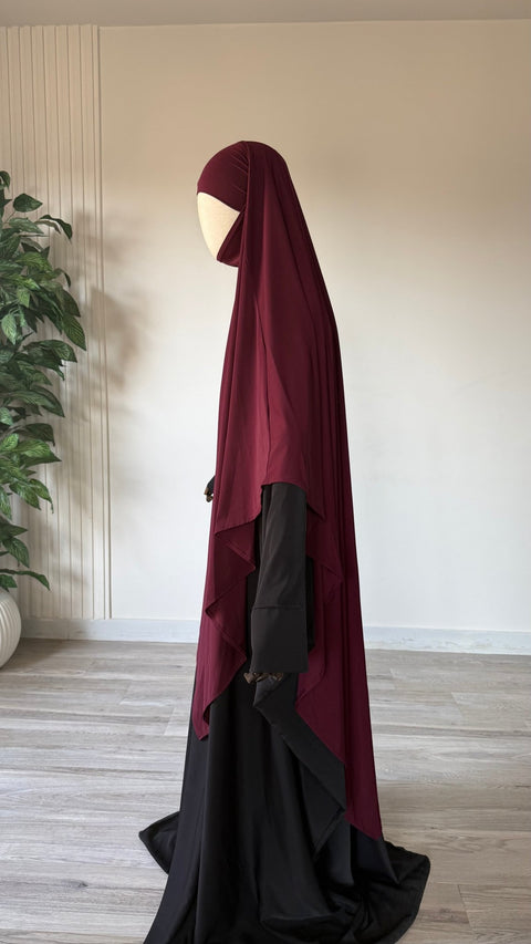 MAXI Khimar JERSEY premium pointu - IMAYZA