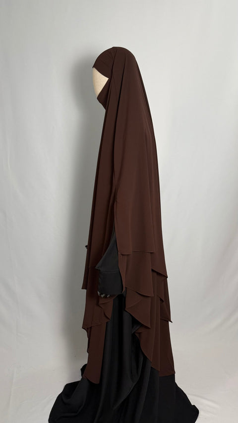 MAXI Khimar MOUSSELINE fentes - IMAYZA