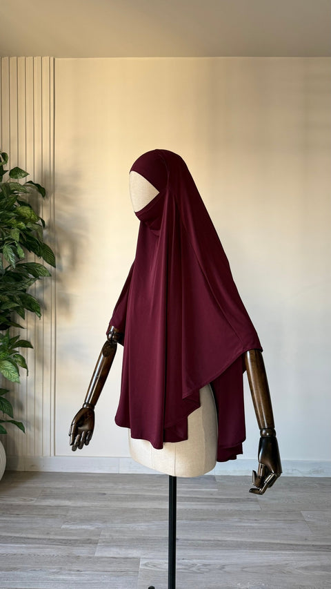 Khimar JERSEY ROND MI LONG - IMAYZA