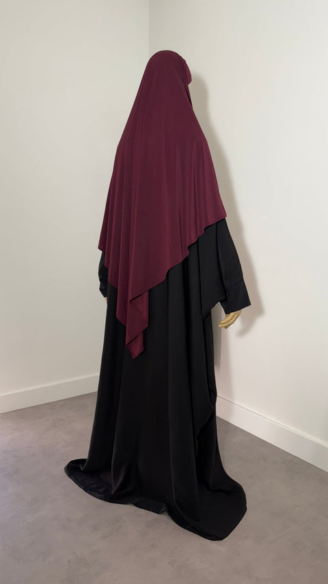 Khimar JERSEY MI - LONG PREMIUM pointu - IMAYZA
