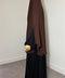 Khimar à FENTES JAZZ MI - LONG - IMAYZA