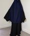 Khimar à FENTES en SOIE DE MEDINE Mi - Long - IMAYZA