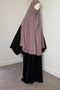 Khimar à FENTES en SOIE DE MEDINE Mi - Long - IMAYZA