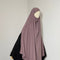 Khimar à FENTES en SOIE DE MEDINE Mi - Long - IMAYZA