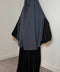 Khimar à FENTES en SOIE DE MEDINE Mi - Long - IMAYZA
