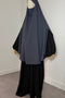 Khimar à FENTES en SOIE DE MEDINE Mi - Long - IMAYZA