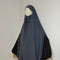 Khimar à FENTES en SOIE DE MEDINE Mi - Long - IMAYZA