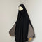 Khimar à FENTES en SOIE DE MEDINE Mi - Long - IMAYZA